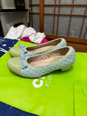 「 二手鞋 」 GENNY IERVOLINO 女版跟鞋 24cm（藍）135