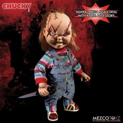 逢甲 爆米發 預購 2月 免訂金 代理版 Mezco toyz 15吋 超巨大 鬼娃恰吉 會說話 Chucky 可動人偶