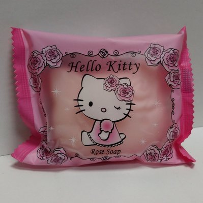 Hello Kitty 造型香皂 禮物 晨曦玫瑰麝香皂