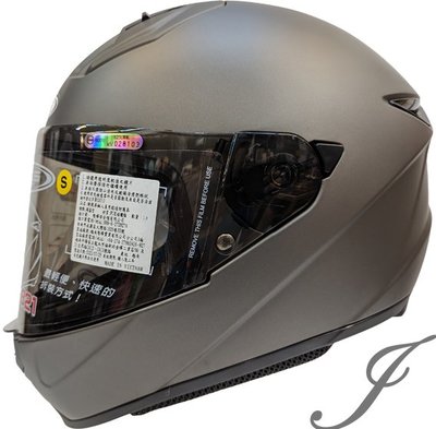 《JAP》瑞獅 ZEUS 821 素色 消光黑銀 全罩安全帽 輕量 小帽殼
