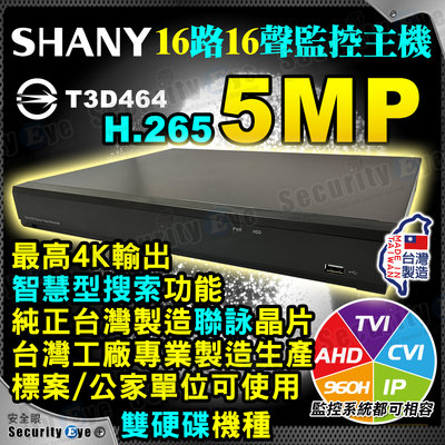 含稅 台灣製造 16路 聯詠晶片 DVR NVR 20路 AHD 5MP TVI H265 監視器 攝影機 同軸音頻 台灣大廠 1080P 720P 4K 類比