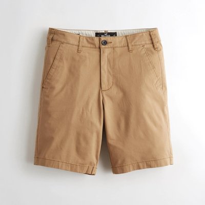 【HOLLISTER Co.】【HCO】HC男款休閒短褲19款深卡其 F07190817-03