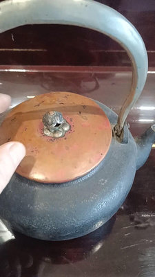 收藏的老日本銅壺