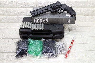 [01] UMAREX T4E HDR68 TR68 防身 左輪 鎮暴槍 CO2槍 全配版 + 槍盒  ( 17MM左輪槍鎮暴防暴防盜防狼行車糾紛逃生武器警用