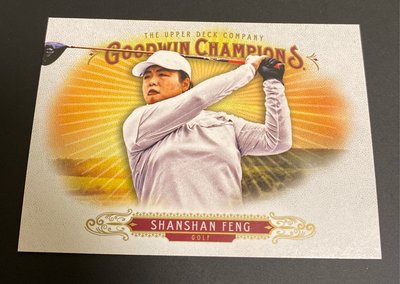 Shanshan Feng 2018 Upper Deck Goodwin Champions #54 Golf