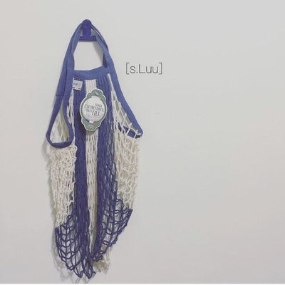 「s.Luu」現貨：法國品牌Filt漁網袋藍白M號短把 法國製造，日本愛用