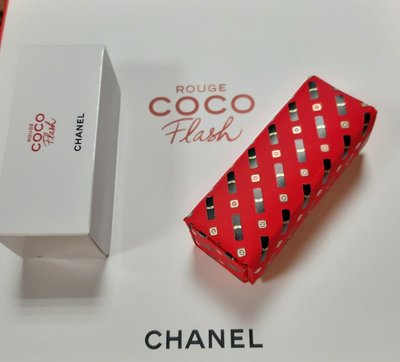 Chanel 香奈兒 紅色 唇膏收納盒 口紅盒 含鏡子 限量