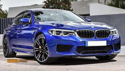 類BMW G30 M5 新款 M-power 選配式樣 鍛造 19吋 5孔120 8.5J+9.5J 黑車面