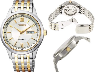 日本正版 CITIZEN 星辰 NY4054-53P 機械錶 手錶 男錶 日本代購