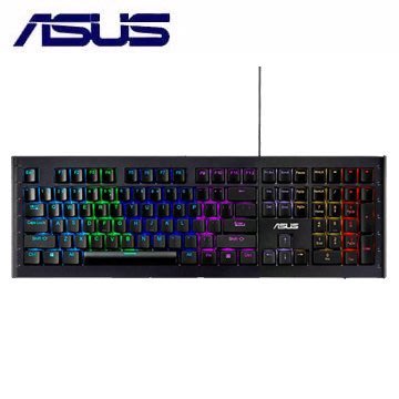【新魅力3C】全新 含稅附發票】ASUS 華碩 GK1050 RGB背光 機械式 電競鍵盤 ( 青軸 )