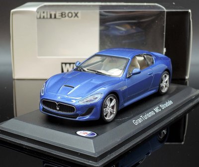 【MASH】[現貨瘋狂價] Whitebox 1/43 Maserati Granturismo MC 2013 藍
