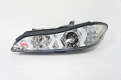 ~~ADT.車燈.車材~~NISSAN SILVIA S15 DRL劍型日行燈LED方向燈魚眼銀底大燈組