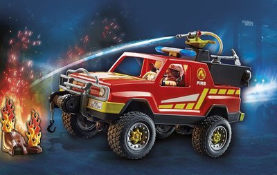 【德國玩具】摩比人 消防車 救援車 消防員 playmobil ( LEGO 最大競爭對手)