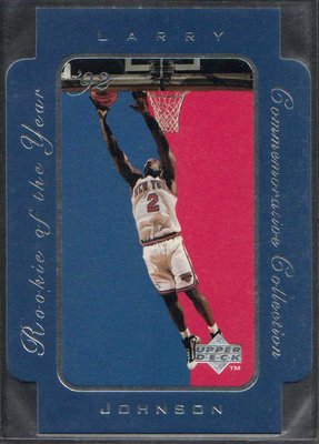 96-97 UD ROOKIE OF THE YEAR DIE CUT #RC6 LARRY JOHNSON