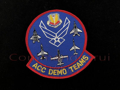 眾信優品 美國空軍 空戰司令部示范中隊 錶演中隊 USAF ACC DEMO TEAM 徽章HW1113