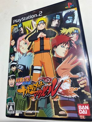 PS2遊戲片火影忍者5片