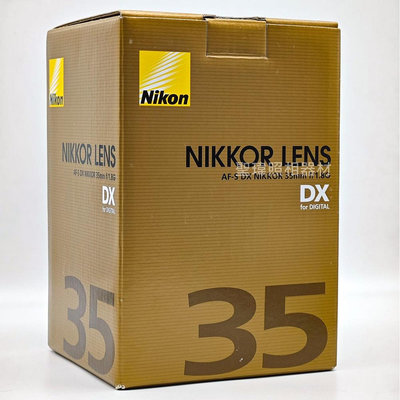贈原廠保護鏡 全新 Nikon AF-S DX 35mm f1.8G •   F/1.8G 大光圈人像鏡 榮泰貨 保固1年