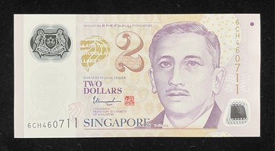 【Louis Coins】B344-SINGAPORE-2006-2022新加坡塑膠鈔-2 dollars（1291）