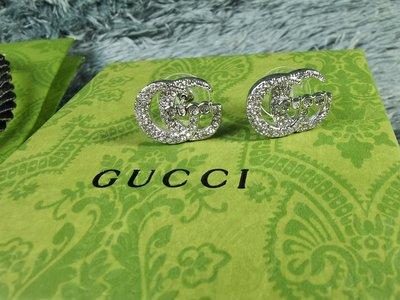 【二手正品】Gucci 古馳 雙G 耳環 耳釘 22年秋冬新款