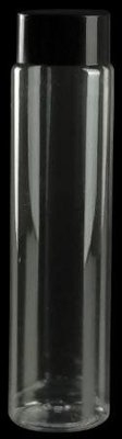 【免洗餐具】《寬口瓶+大黑蓋》塑膠瓶 果汁瓶 冷泡茶 圓瓶 (480ml)