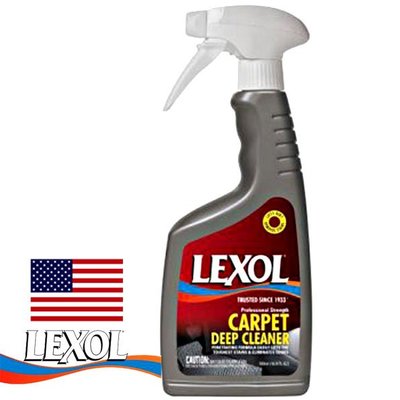 樂速達汽車精品【I-009】美國精品 Lexol 地毯清潔劑500ml 泡沫型，快速去除污垢、消除異味，徹底清潔