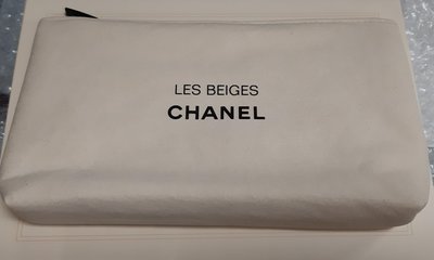 Chanel 香奈兒 2020年 恆潤裸光 米色 麂皮 化妝包 手拿包 美妝包