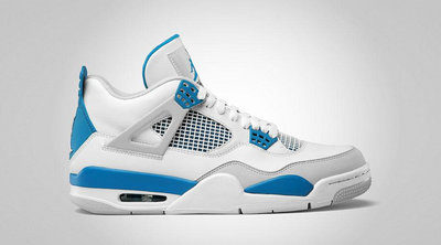 Nike Air Jordan 4 “Military Blue” 白藍 北卡藍 308497-105