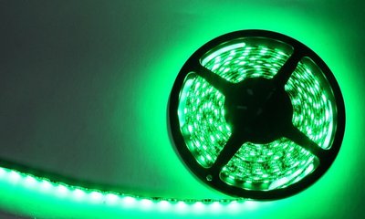 限時特價 黑底綠光5050 SMD LED 燈條 一米60燈 一捲5米 300燈 間接照明 室內照明 神轎 ((1210