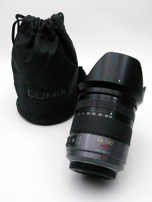 * 一鏡走天涯 * Panasonic LUMIX G 14-140mm HD - 附原廠遮光罩+收納袋+薄框UV 保護鏡