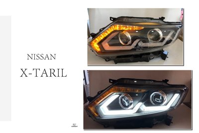 》傑暘國際車身部品《全新 NISSAN X-TRAIL 2015 LED跑馬方向燈 雙U光圈 日行燈 雙魚眼 大燈 頭燈