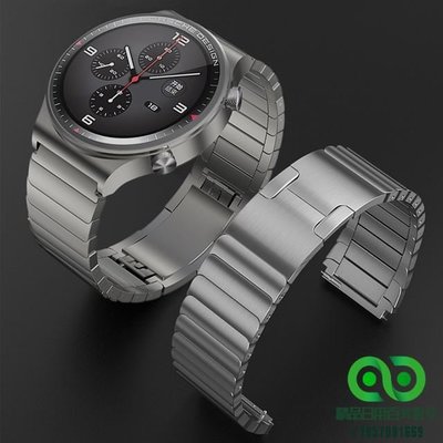 適用於華為手錶 3 GT 3 2 Pro gt3 GT 46mm 22mm 替換腕帶的鈦金屬錶帶【精品】