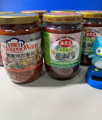 海霸王素食辣豆瓣醬 400g x 1罐 (新舊包裝出貨)超取限購 7瓶