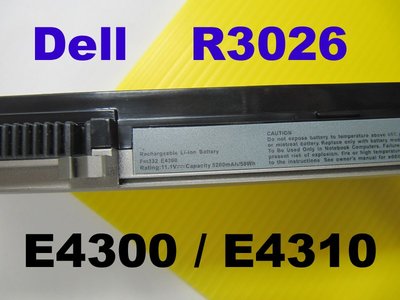 E4300 E4310 dell 電池 戴爾 T5V0C XX334 R3026