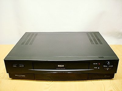 @【小劉2手家電】RCA 6 磁頭VHS錄放影機,TRV674HF型,支援EP,故障機也可修理 !
