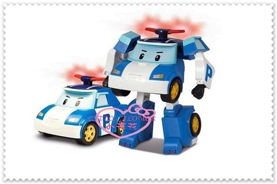 小花花日本精品♥ Hello Kitty   POLI 波力  玩具車 變形車系列 - 變形波力LED 50060207