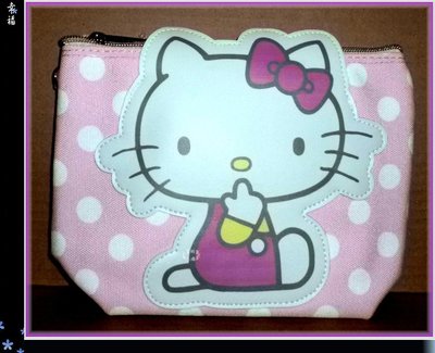 ^O^小荳的窩-Hello Kitty凱蒂貓雙層可背式手機包手機背包背袋側背包^O^