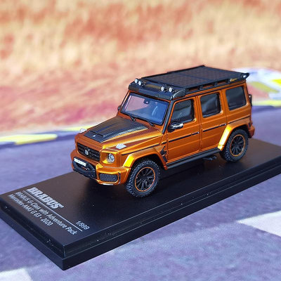 模型車 AR box 1:64巴博斯博速G-Class探險套件版2020款合金車模汽車模型