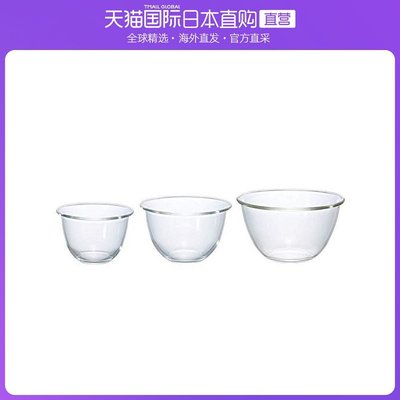 現貨熱銷-日本直郵HARIO耐熱玻璃碗900毫升1500毫升2200毫升MXPN-3704