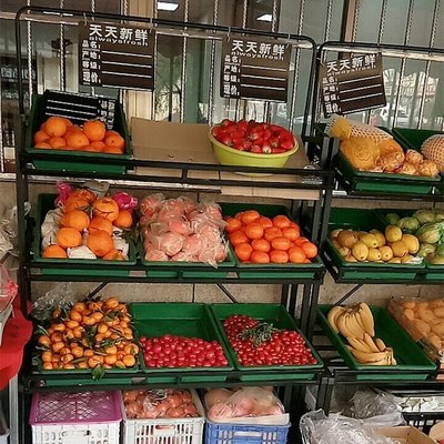熱銷 水果貨架展示架水果架水果店架子商用菜架多層超市蔬菜賣菜果蔬架嘟啦啦