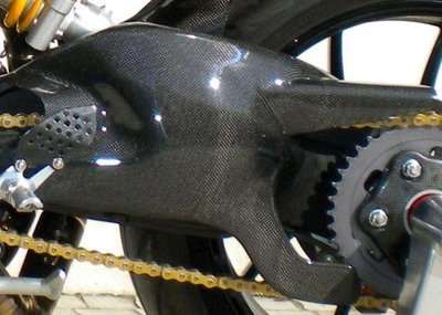 DNS部品 Ducati Monster 1100 Carbon 碳纖維後搖臂護蓋 義大利製造