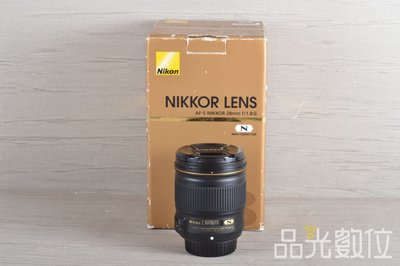 【台中品光數位】Nikon AF-S 28mm F1.8 G N 大光圈 廣角 定焦 #46314C