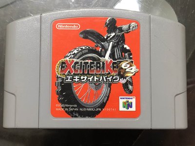 現貨土城可面交正版N64GAME N64日版遊戲Excitebike 火爆機車賽64 日版卡夾.N64卡帶.N64遊戲片