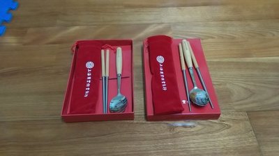 不鏽鋼餐具組(筷子+湯匙) 108年上海銀股東會紀念品 每組50元 限量3組