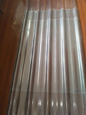【利豐牌】新FRP透明五槽角浪板(2.0mm）抗UV、透光、耐酸、耐鹼、耐用、隔熱/玻璃鋼板/遮雨棚
