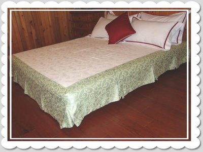 床裙五星級大飯店民宿汽車旅館專用包袱床架下面的那塊布叫床裙臺灣製造