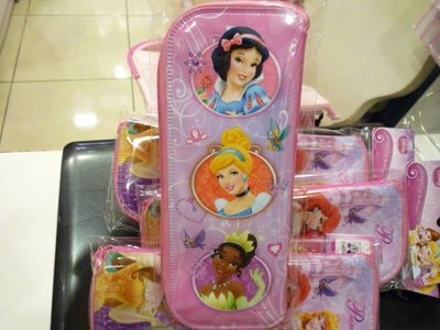 花見雜貨~韓國進口全新正版迪士尼公主系列防水筷套餐具套收納袋餐具袋可當小筆袋