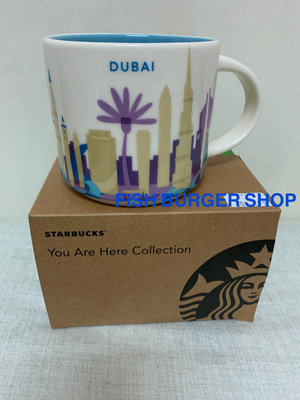 《杜拜 Dubai》 星巴克 城市杯 馬克杯 YAH系列 Starbucks City Mug 414ml 阿聯 阿拉伯