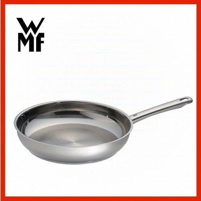 WMF PROFI-PFANNEN  24cm 不鏽鋼平底鍋 煎鍋 平煎鍋 /不挑爐具/防燙單柄 電磁爐可用 強強滾