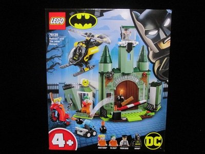 (STH)2019年 LEGO 樂高 DC 超級英雄 簡易入門版-Batmobile:蝙蝠俠與逃跑小丑   76138