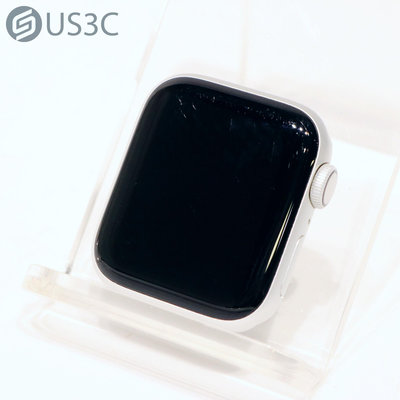【US3C-青海店】【一元起標】Apple Watch Series 4 40mm GPS 銀色 鋁金屬錶殼 二手智慧手錶